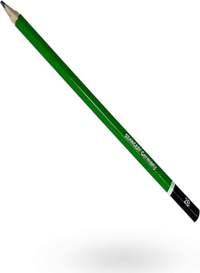STANGER 600500 Pencil Premium Price Per Gross-Stanger Wooden Pencil Set, Camera9-374 (2B Grade, 1)